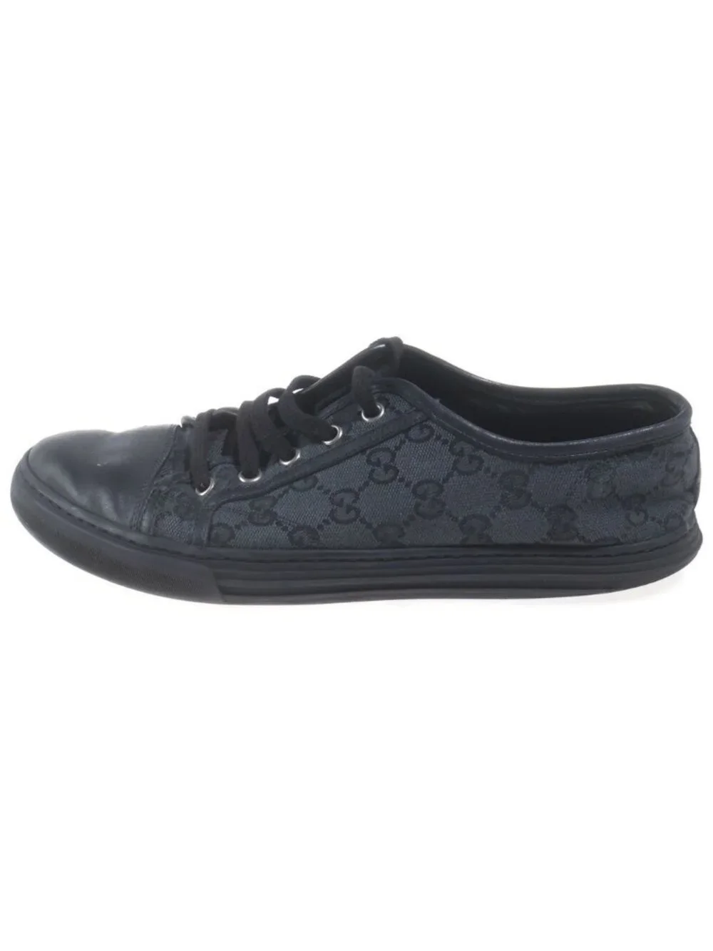 Gucci GG Canvas Low Cut Sneakers Black